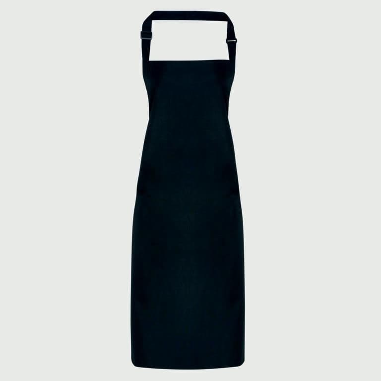 Prestige Leisure Waterproof Black Bib Apron - One size