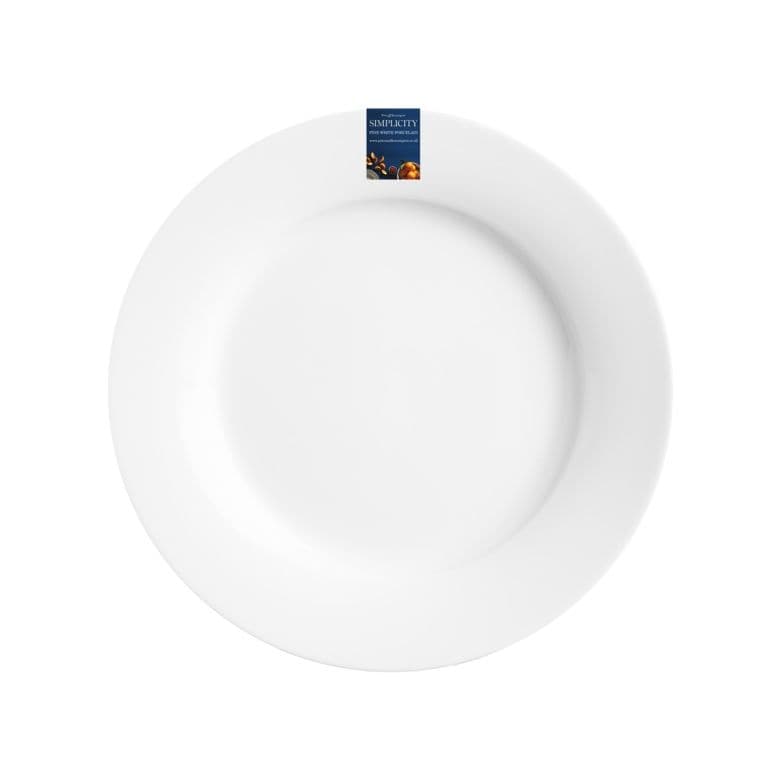 Price & Kensington Simplicity Rim Dinner Plate - 27cm