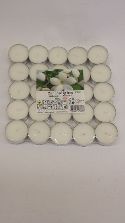 Price's Candles Tealights Pack 25 - Jasmine