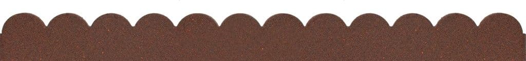 Primeur Flexi Curve Scallop Border - Terracotta 5 x 10 x 120cm