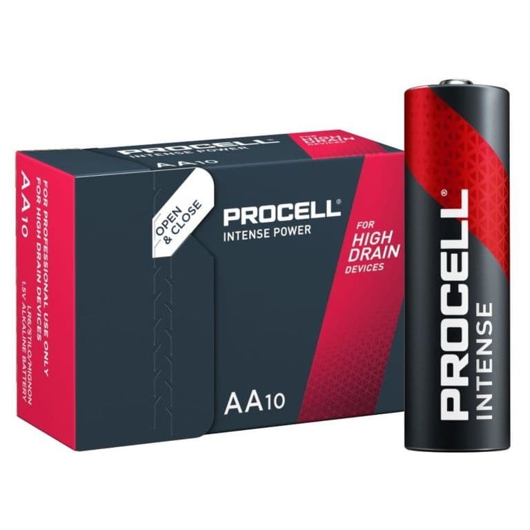 Procell Intense Alkaline Battery LR6 AA Mn - 10 Pack