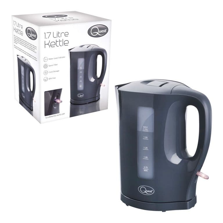 Quest 1.7L Jug Kettle - Grey