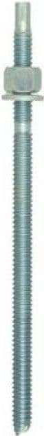 Rawlplug Metric Threaded Rods With Flat Head Zinc - 20X260