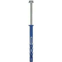 Rawlplug Nylon Frame Fixing With Collar A4 Stainless Steel With Torx Drive - 10X80