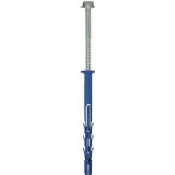 Rawlplug Nylon Frame Fixing With Collar Zinc Plated With Torx Drive - 10X200