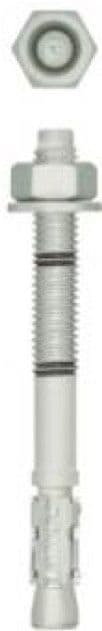 Rawlplug Zinc Flake Throughbolt Option 1 - 10X80