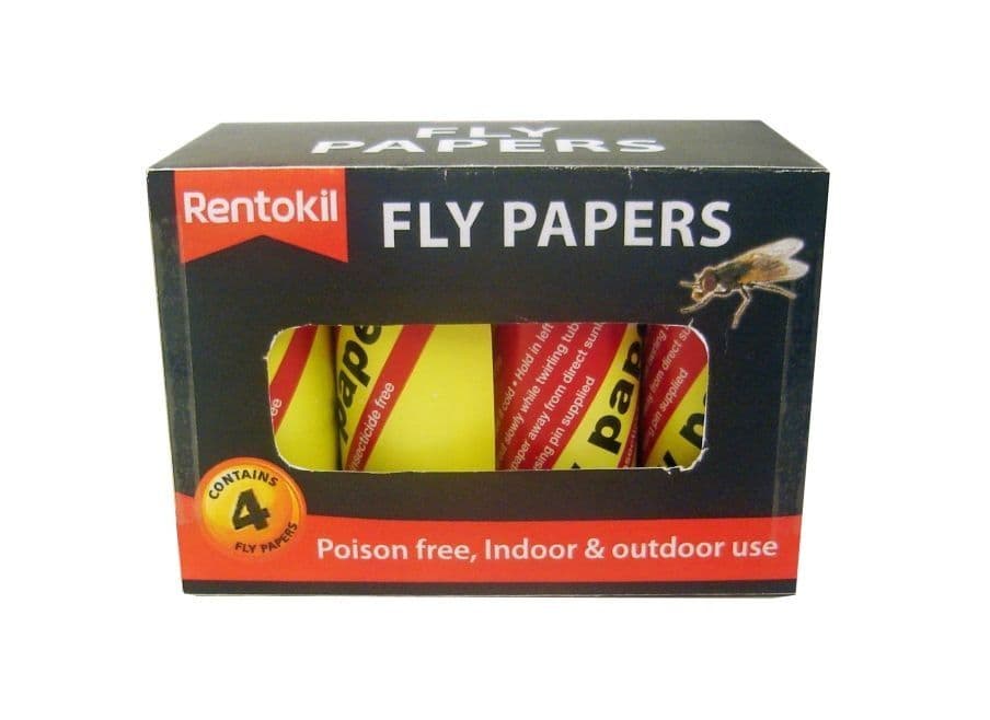 Rentokil Fly Papers - Four Pack