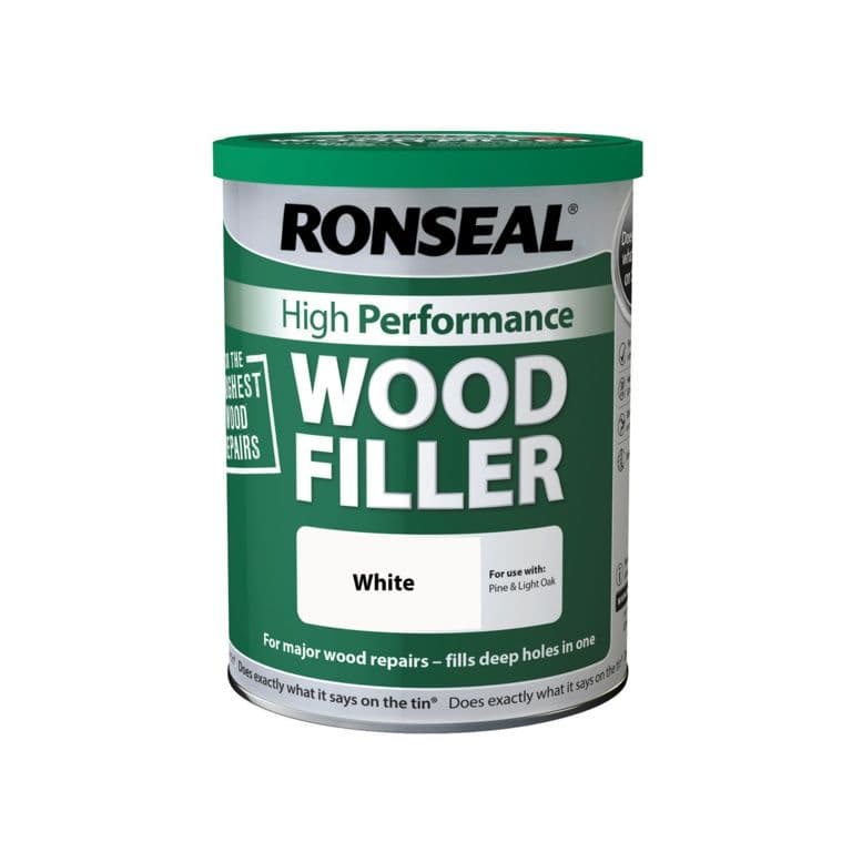 Ronseal High Performance Wood Filler 1kg - White