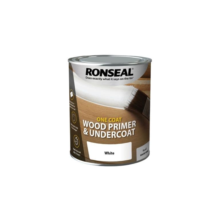 Ronseal One Coat Wood Primer & Undercoat - 750ml