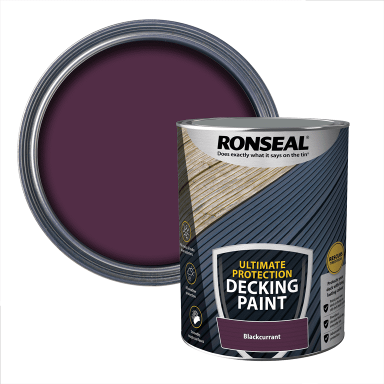 Ronseal Ultimate Protection Decking Stain 5L - Blackcurrant