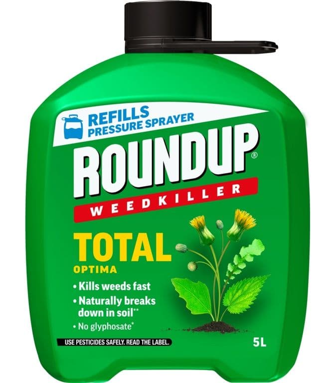 Roundup Total Optima Weedkiller Refill - 5L