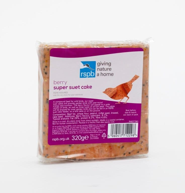Rspb Super Suet Cake With Berry - 320g