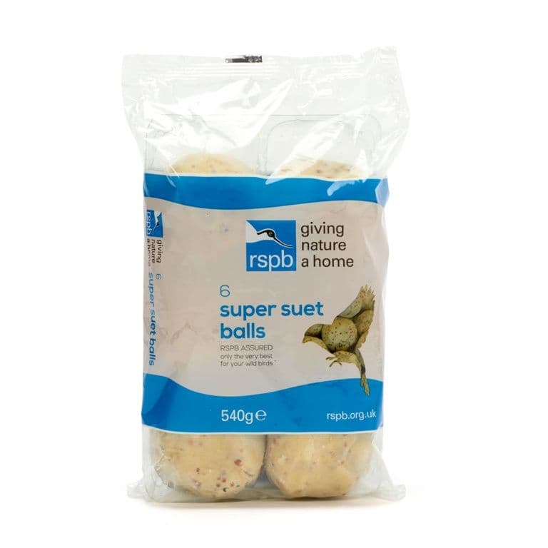 Rspb Super Suet Fat Balls - Pack 6
