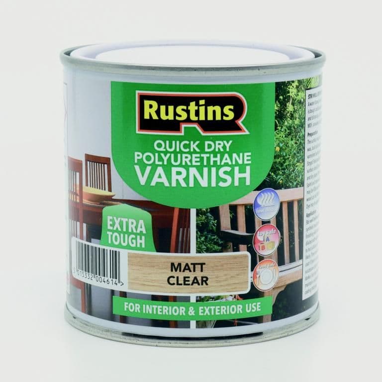 Rustins Polyurethane Matt Varnish - 250ml
