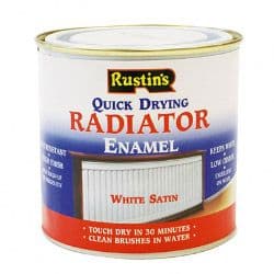 Rustins Radiator Enamel Satin - 250ml