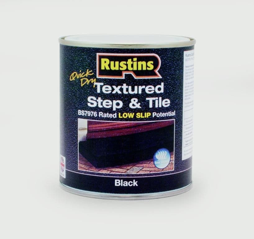 Rustins Textured Step & Tile 500ml - Black
