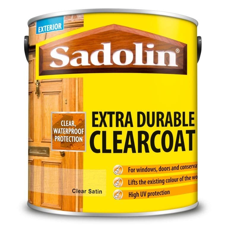 Sadolin Extra Durable Clearcoat Satin - 2.5L