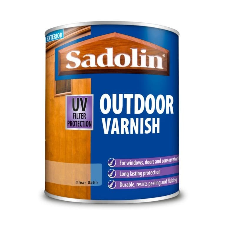Sadolin Outdoor Varnish Satin Clear - 750ml