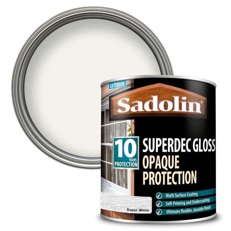 Sadolin Superdec Gloss 1L - Super White