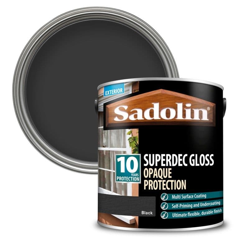 Sadolin Superdec Gloss 2.5L - Black