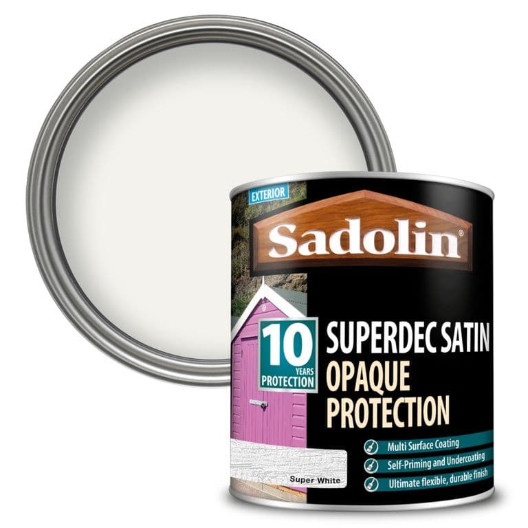 Sadolin Superdec Satin 1L - Super White