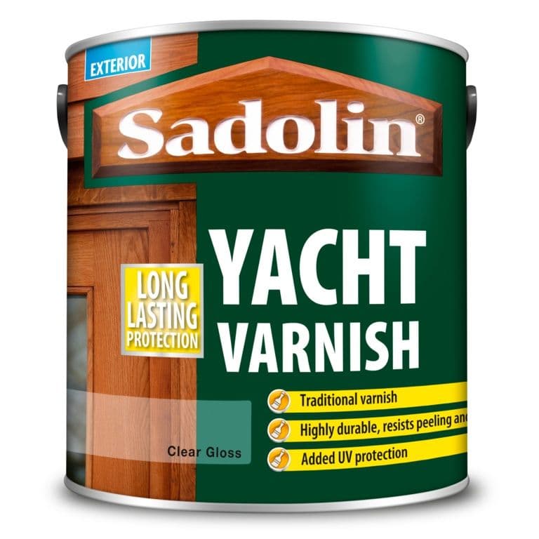 Sadolin Yacht Varnish Gloss Clear - 2.5L