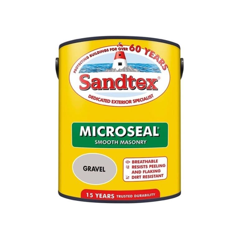 Sandtex Smooth Masonry Paint 5L - Gravel