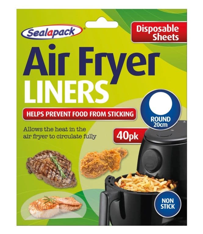 Sealapack Disposable Air Fryer Liner Round - 40 Pack