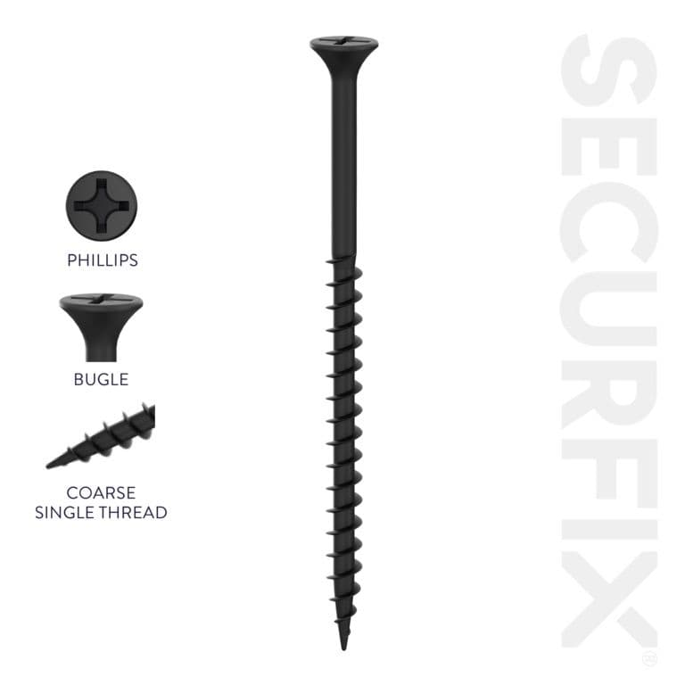 Securfix Collated Drywall Screws - 7 x 1 ¼"-3.9 x 32mm | Pack of 1000