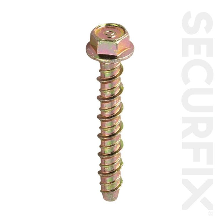 Securfix Concrete Bolt Zinc Plated M12X130mm - 6 Pack
