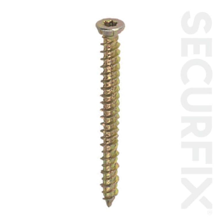 Securfix Concrete Frame Screw 10 Pack - 7.5 x 202mm