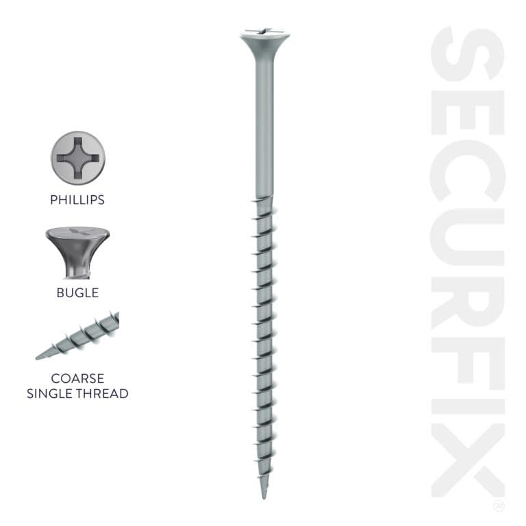 Securfix Drywall Screws - 6 x 1 ¼"-3.5 x 32mm | Pack of 1000