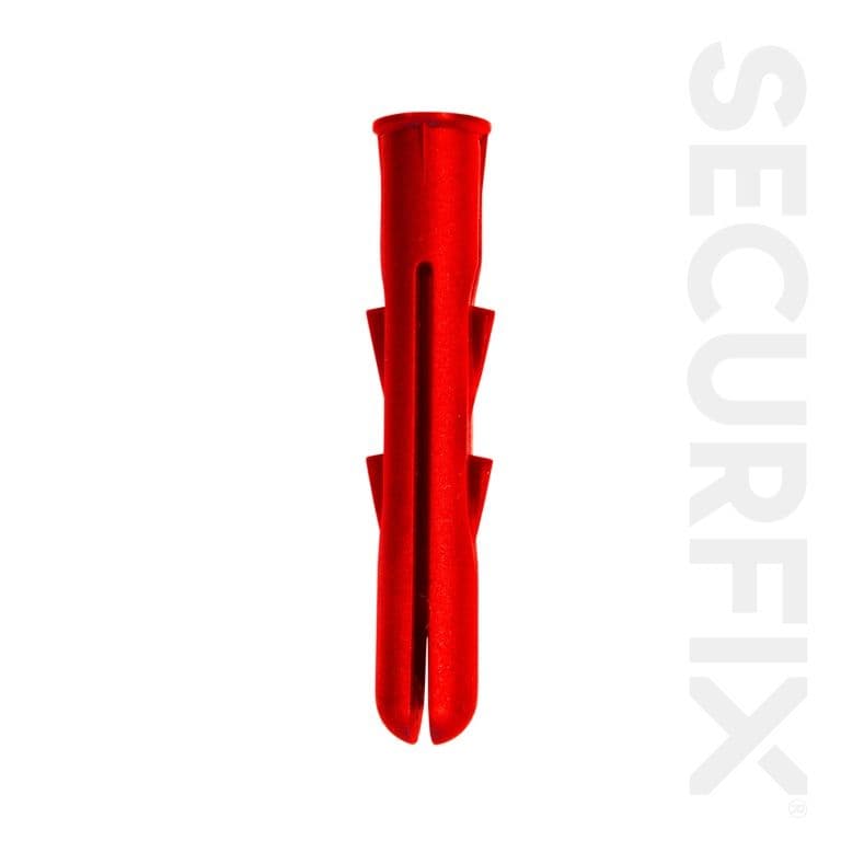 Securfix General Purpose Plugs Red - 40 Pack
