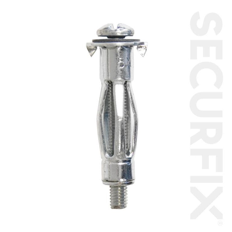 Securfix Heavy Duty Hollow Wall Anchors M5x40 - 5 Pack