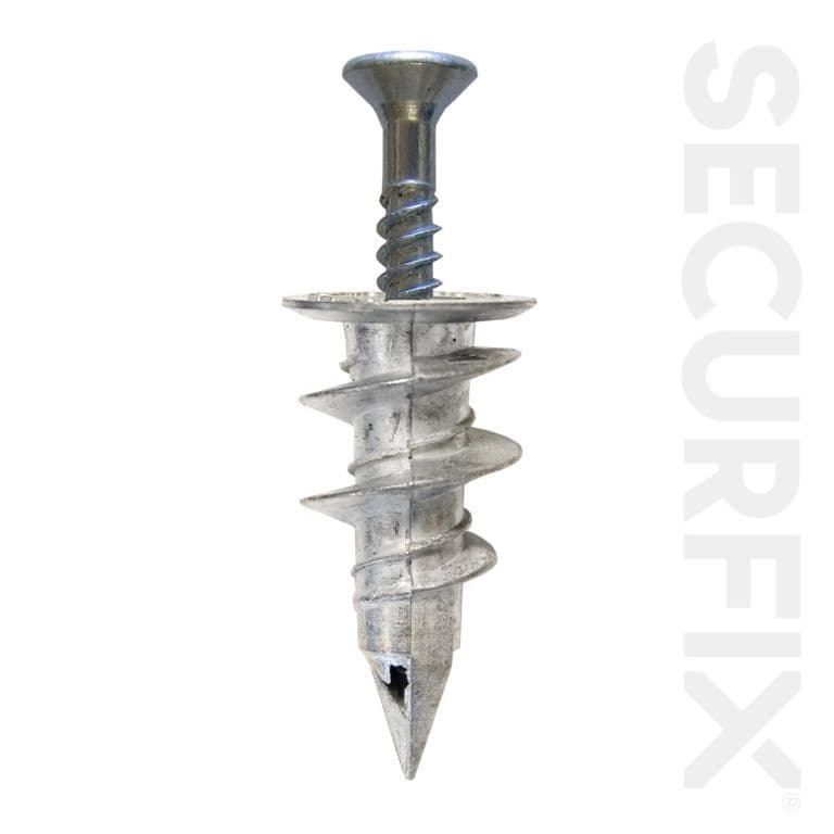 Securfix Heavy Duty Self Drilling Fixings With Screws - 6 Pack