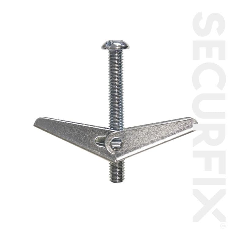 Securfix Heavy Duty Spring Toggle 20 Pack - M6 x 75mm
