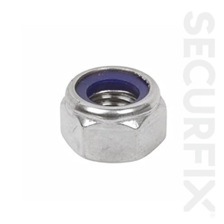 Securfix Nylon locking Nut 50 Pack - M12