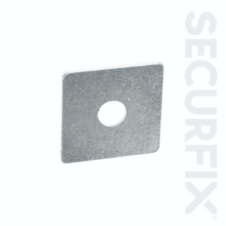 Securfix Square Washer Zinc Plated 50X50mm - 10 Pack