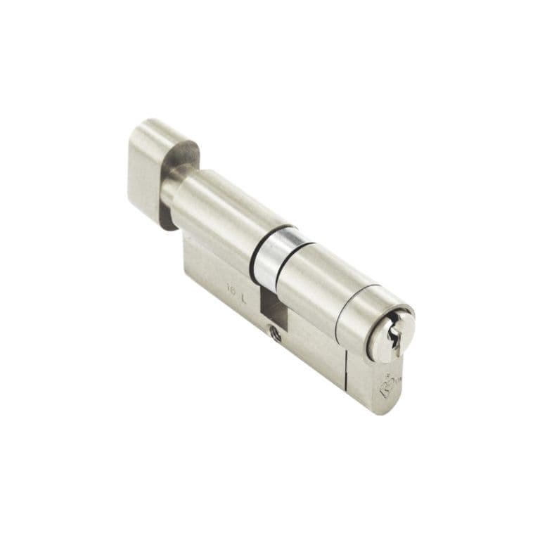 Securit 1* Star Euro Double Thumbturn Cylinder Nickel - 35 x 35mm