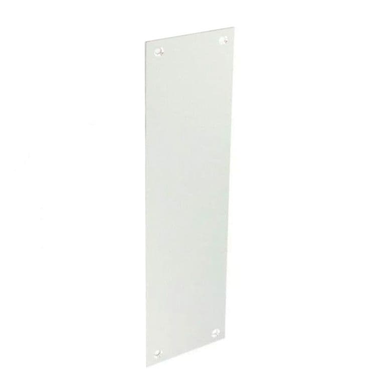Securit Aluminium Finger Plate Satin - 300mm