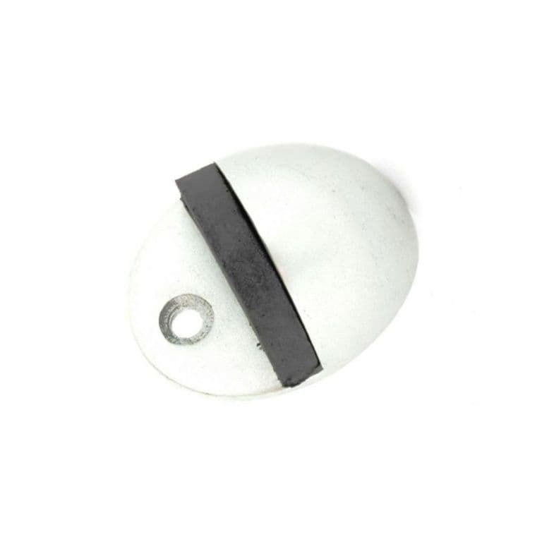Securit Aluminium Oval Door Stop - 50mm