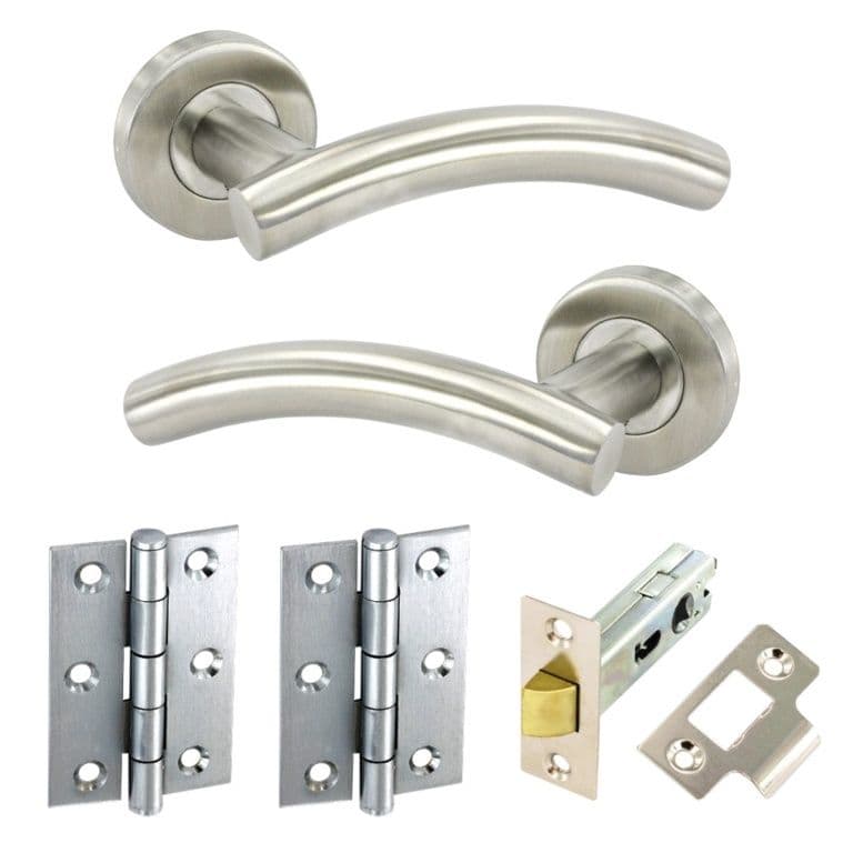 Securit Arc Latch Door - Stainless Steel