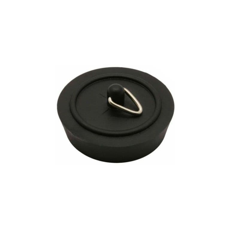 Securit Black Sink Plug - 38mm