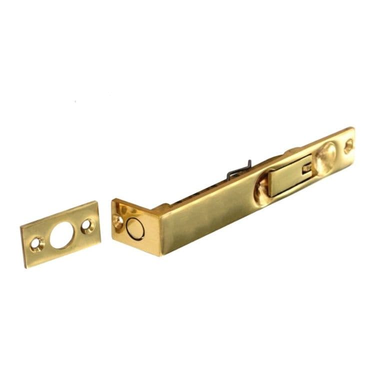 Securit Brass Flush Bolt - 150mm