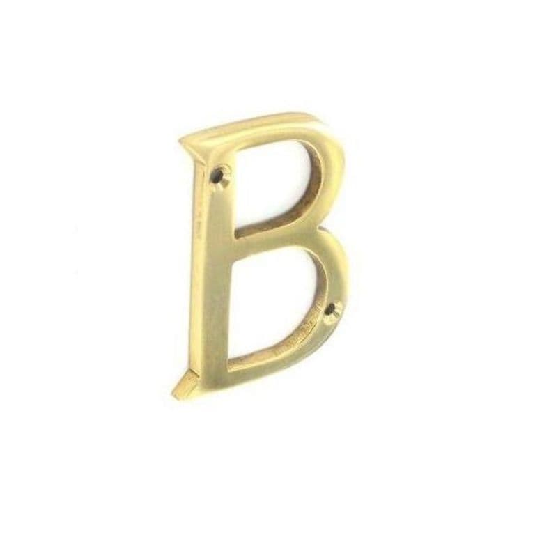 Securit Brass Letter B - 75mm