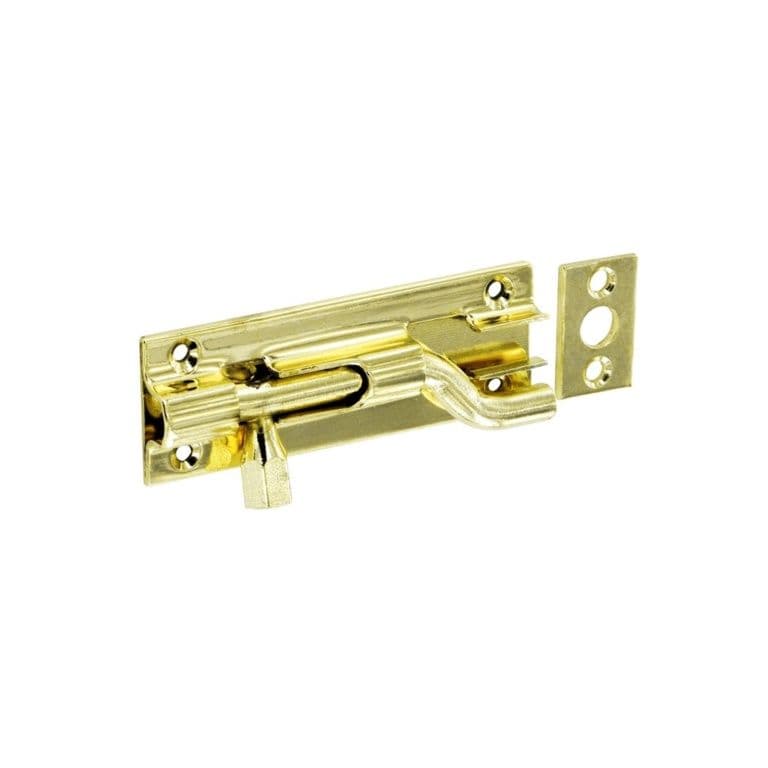 Securit Brass Necked Bolt 1" Wide - 100mm