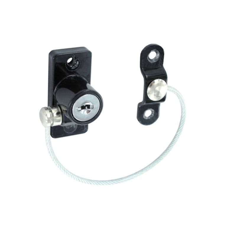 Securit Cable Window Restrictor - Black