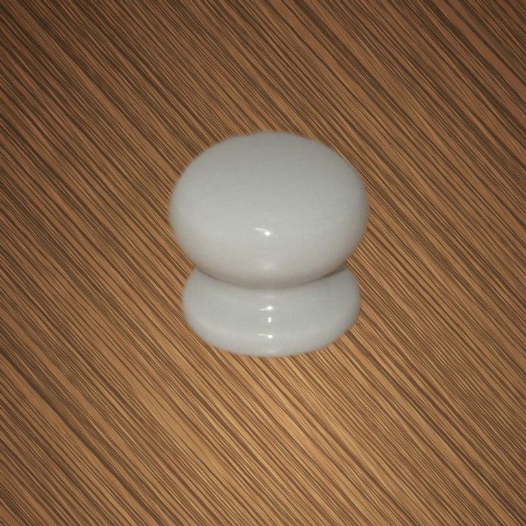 Securit Ceramic Knob Grey - 35mm - Pack of 5