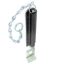 Securit Chain Bolt Black - 200mm - Pack of 2