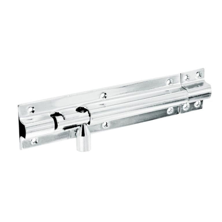 Securit Chrome Door Bolt 1 1/2" Wide - 150mm